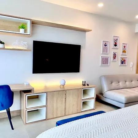 Espectacular Aparta Estudio Loft En Playa Manzanillo
