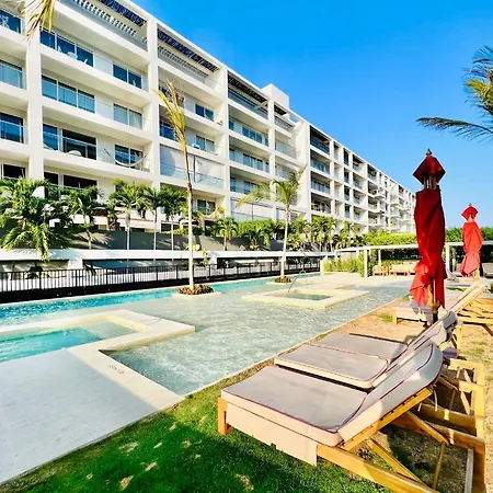 Espectacular Aparta Estudio Loft En Playa Manzanillo Apartamento *